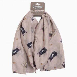 French Bulldog Scarf - 35" X 67" 100% polyester ES Pets NEW
